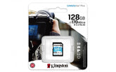 Memoria kingston sdxc canvas go! Plus 170rc10 uhs-i u3 v30(sdg3/128gb)